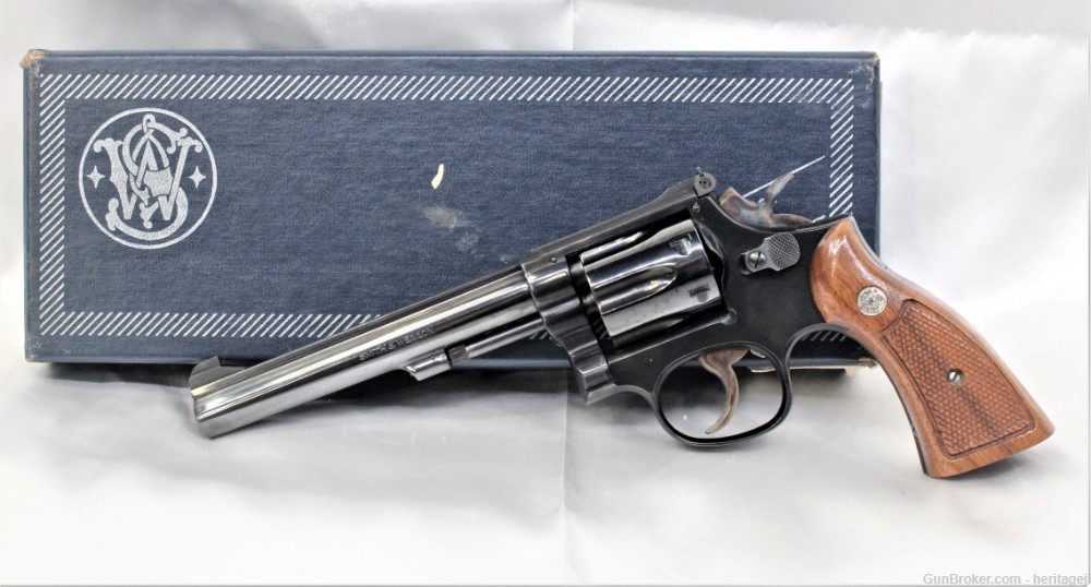 Smith & Wesson Model 17-4 Pinned Barrel .22LR CTG Revolver With Box H11894-img-0