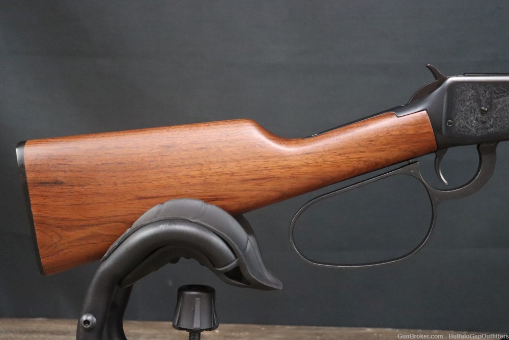 Winchester 94 Wrangler Large Loop .32 WS Engraved Lever Action Rifle-img-1