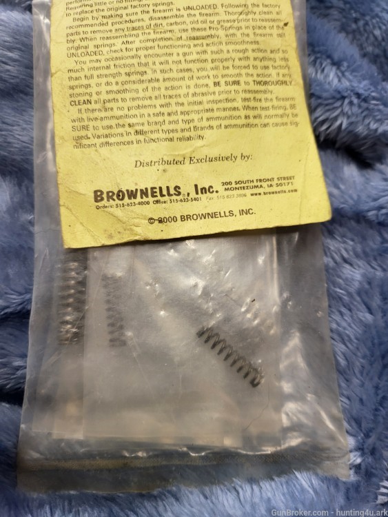 Brownells Pro-Spring Kit #SRH-104 For Action Tuning on Super Redhawk-img-2