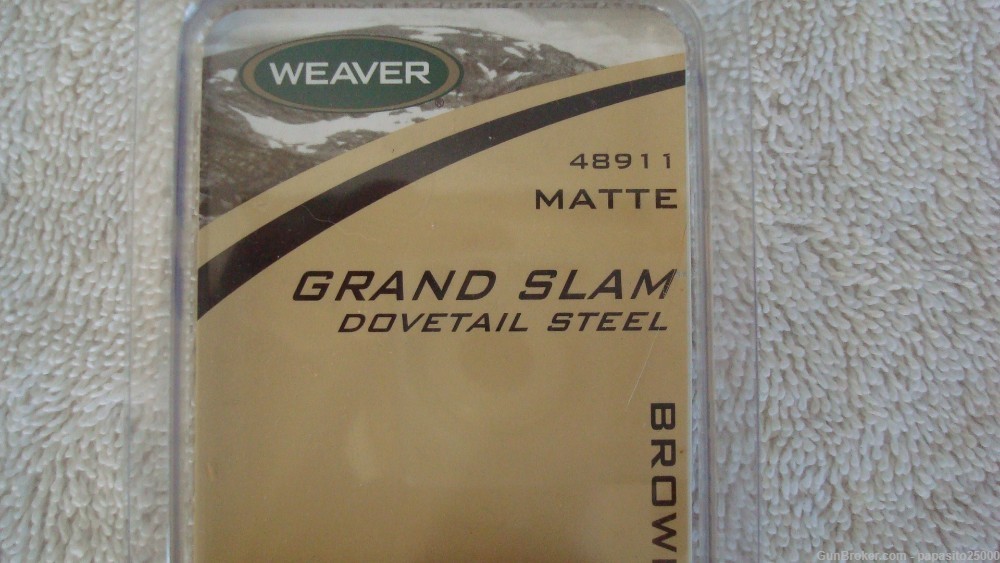 Weaver Grand Slam Steel Dovetail mounts Browning A-bolt WSSM 48911 Matte-img-1