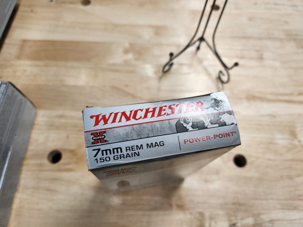 Winchester Power Point 150 GR. 7mm rem mag Nos box of 20-img-4