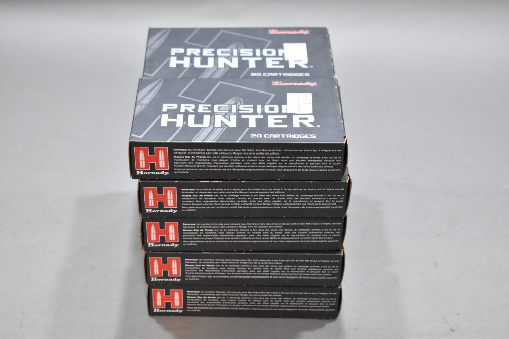 10 Boxes 200 Rds Hornady 6mm Creedmoor Precision Hunter 103 G ELD X-img-1