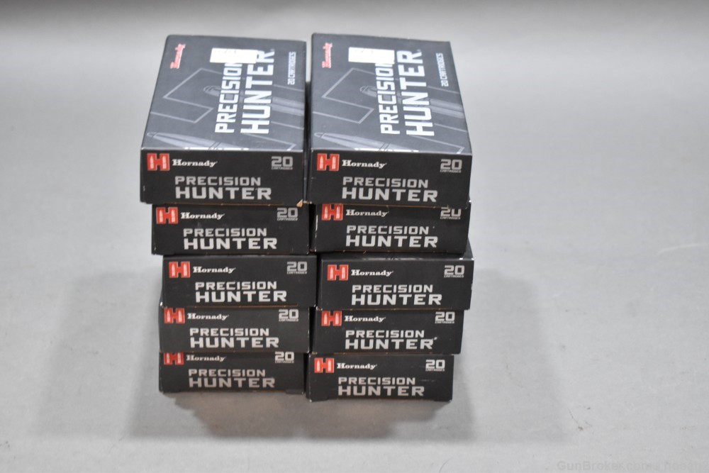 10 Boxes 200 Rds Hornady 6mm Creedmoor Precision Hunter 103 G ELD X-img-2