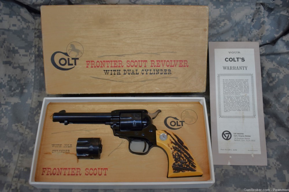 Colt Frontier Scout `62 Dual in 22 LR/22 MAG made 1968 - UNFIRED!-img-13
