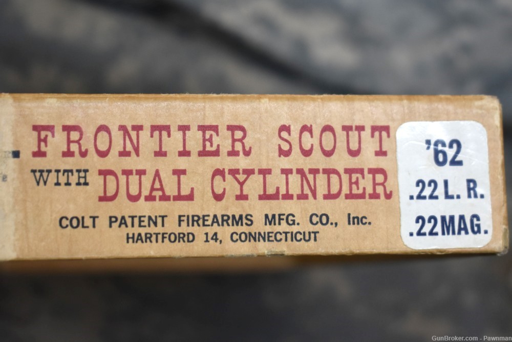 Colt Frontier Scout `62 Dual in 22 LR/22 MAG made 1968 - UNFIRED!-img-14