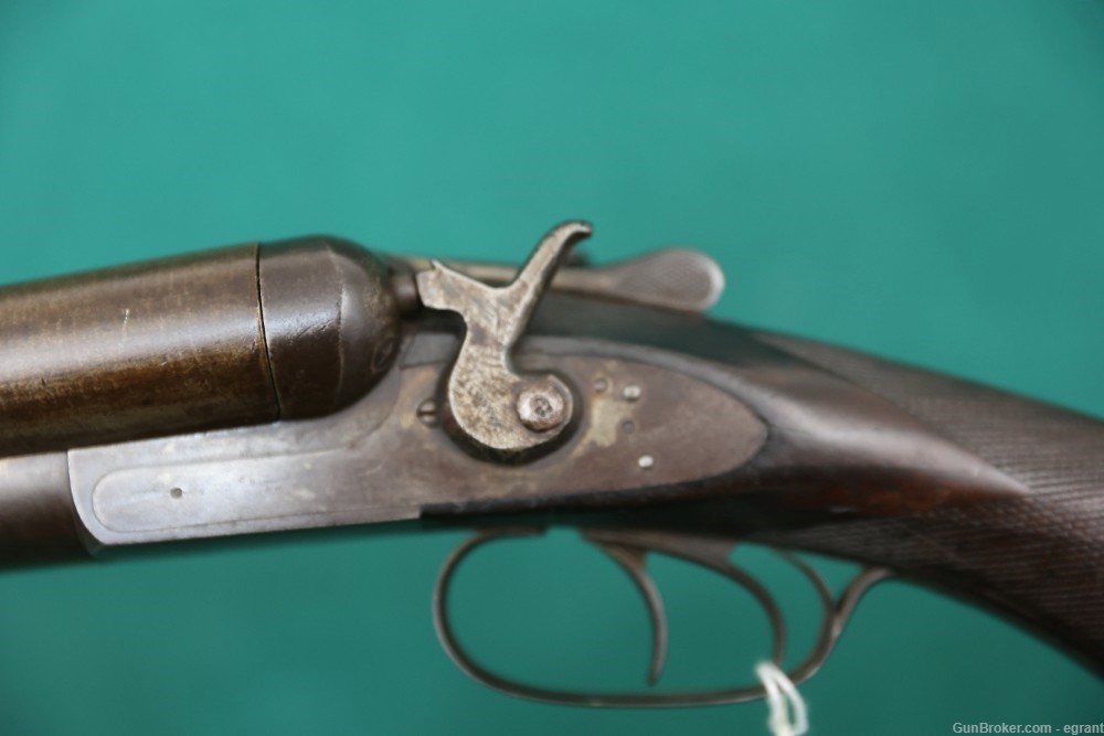 B2039 Remington 1889 10ga hammer side by side 10 gauge Damascus-img-4