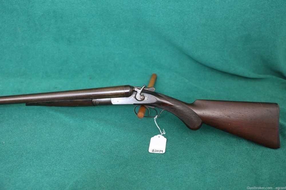 B2039 Remington 1889 10ga hammer side by side 10 gauge Damascus-img-8