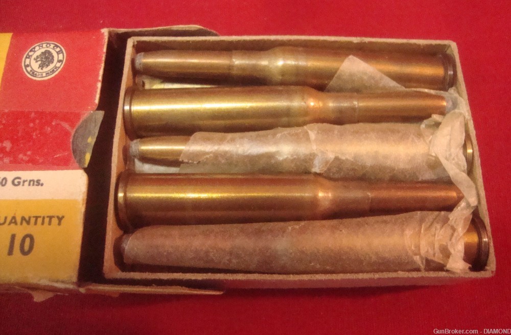 Kynoch 6.5mm x 54 Mannlicher Schonauer ammo 6.5 Greek 10rd box $45 per box-img-6