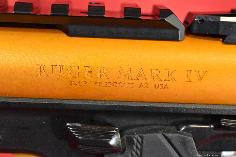 Ruger Mark IV 22/45 Lite 22LR 4.4" Threaded Barrel GOLD 43926 Mark-IV-img-6