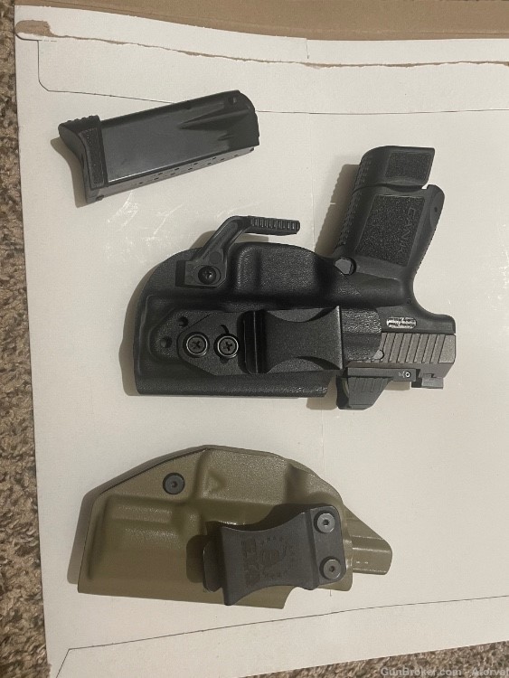 Canik tp9 elite sc red dot Mecanik and 2 Iwb holsters !-img-13