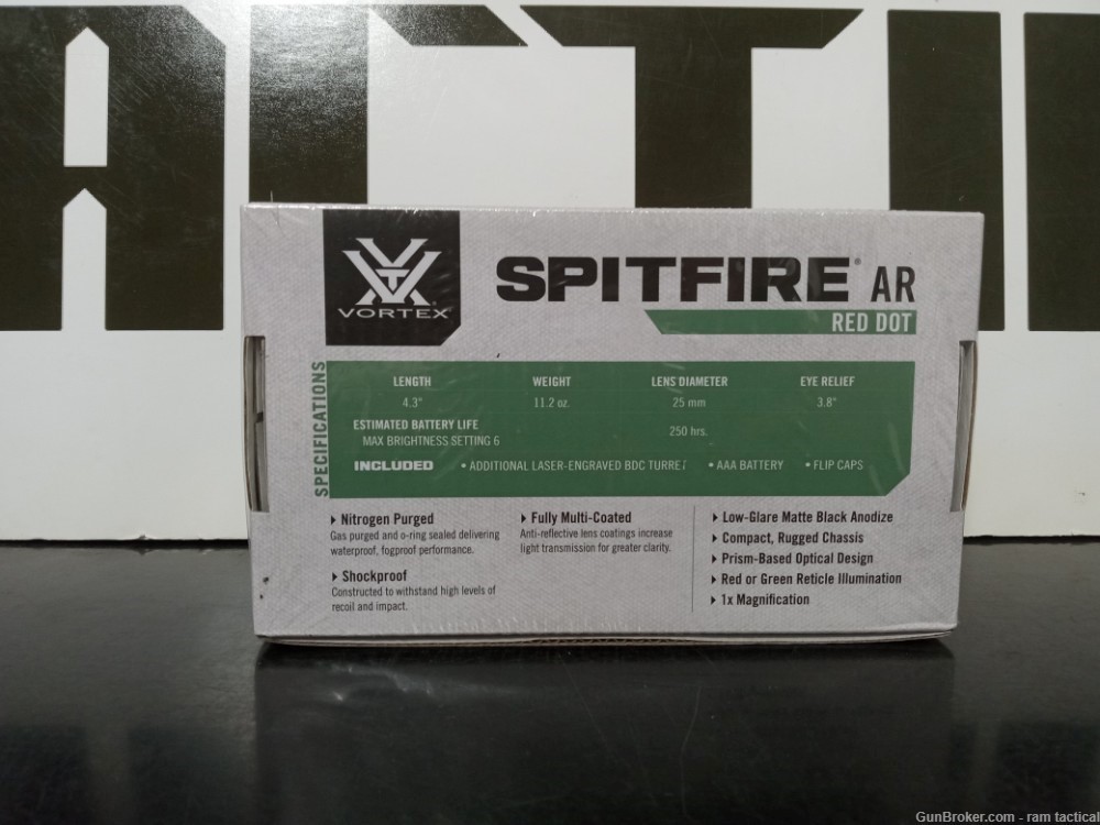Vortex Spitfire AR 1x Prism Scope Free Shipping No Credit Card Fees-img-1