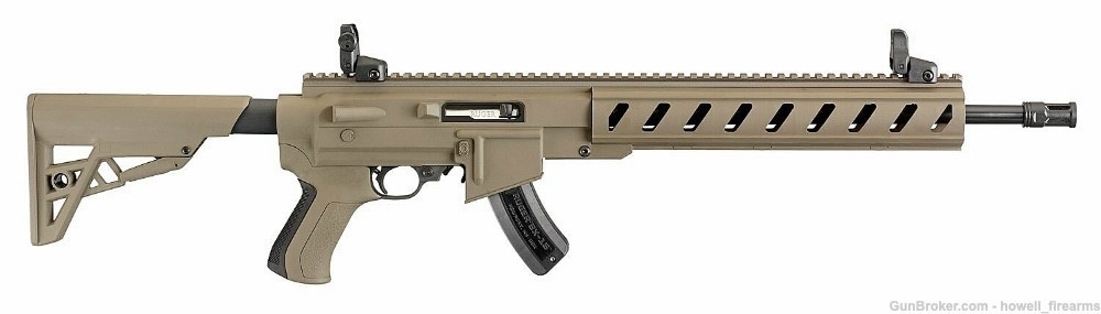 TALO EXCLUSIVE RUGER 10/22 TACTICAL 22 LR FDE-img-0