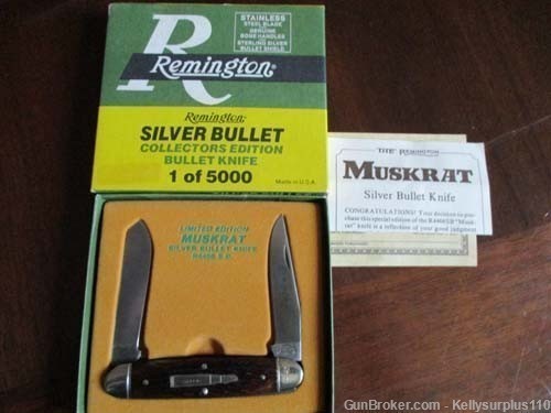 Remington 1988 Muskrat Silver Bullet Knife - R446-img-0