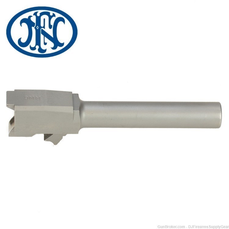 Factory FN FNH FNX-9 / FNS-9 9mm Brushed Stainless Steel Barrel  -img-0