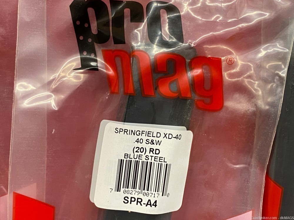 3 Pro-Mag Springfield XD-40 .40 20 Round Magazine-img-1