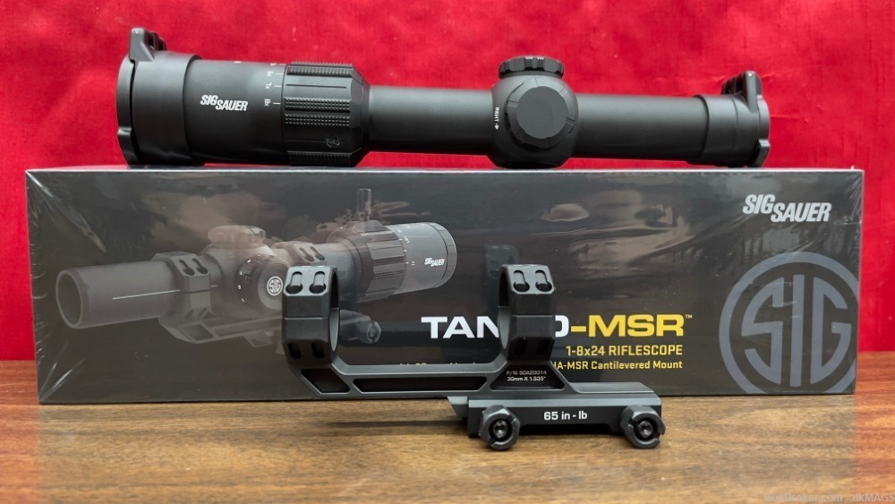 Sig Sauer Tango MSR 1-8x24 BDC8 Reticle Scope & 30mm Alpha MSR Mount-img-0
