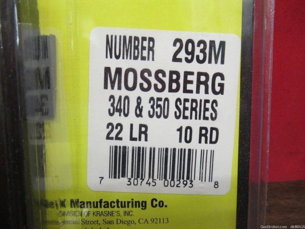 2 Triple K Magazines Brand Mossberg 340 & 350 series .22LR 10Rd Mags 293M-img-3