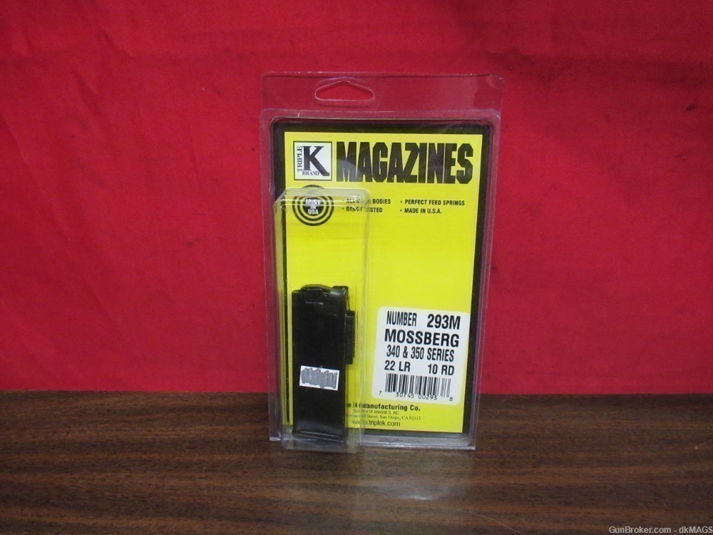2 Triple K Magazines Brand Mossberg 340 & 350 series .22LR 10Rd Mags 293M-img-1