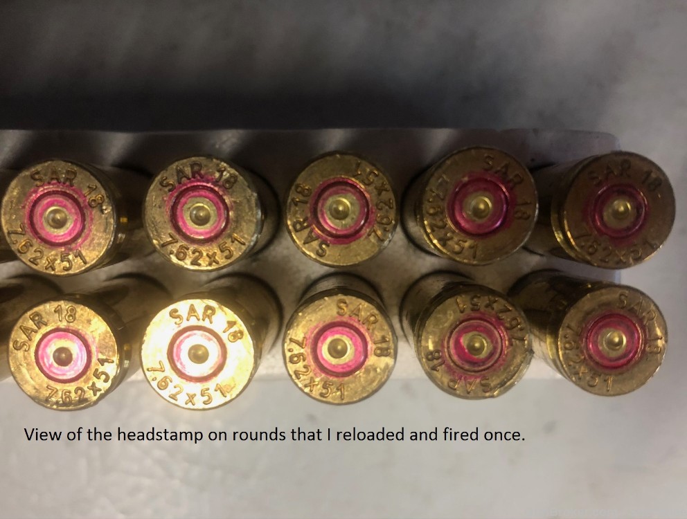 7.62X51 Brass w/primers 50 rounds per sealed bag-img-2