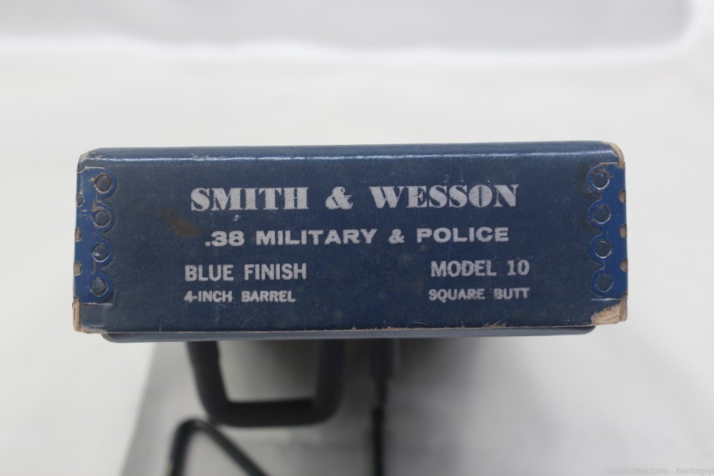 Smith & Wesson .38SPL M10 Pinned Barrel Revolver W/BOX  G768-img-2