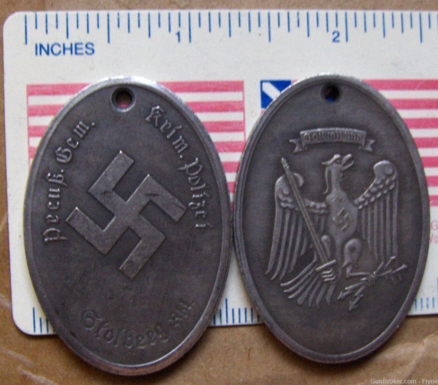 Third Reich, German Police badge-token REPRODUCTION-img-0