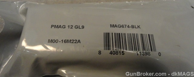 3 Magpul PMAG 12 Glock 26 GL9 12RD 9mm Mag Clip-img-1