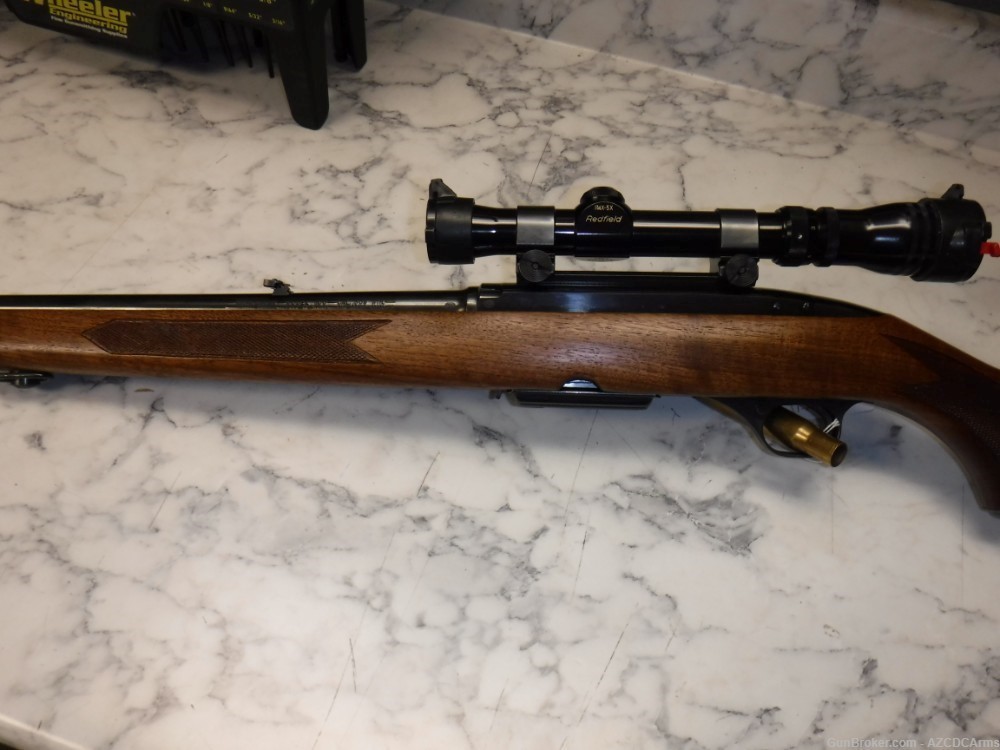 Winchester Model 100, 308 win, redfield scope, mfg 1961-img-2