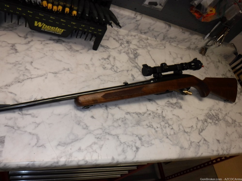 Winchester Model 100, 308 win, redfield scope, mfg 1961-img-0