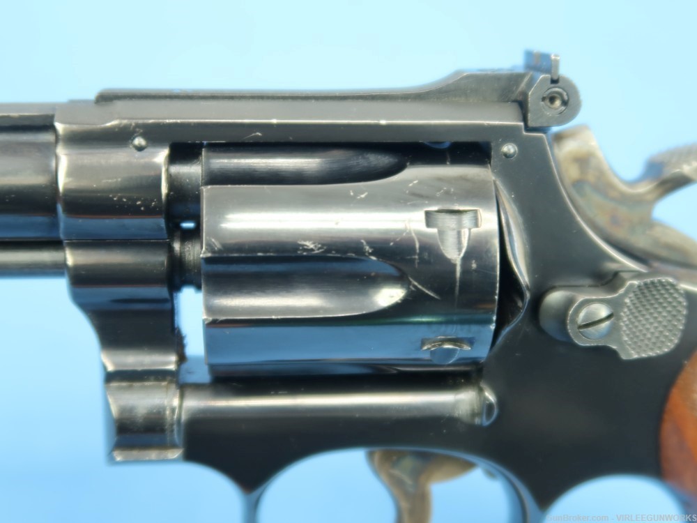 Smith & Wesson Model 48-4 22 Magnum 6" Blued Revolver 1977 -img-4