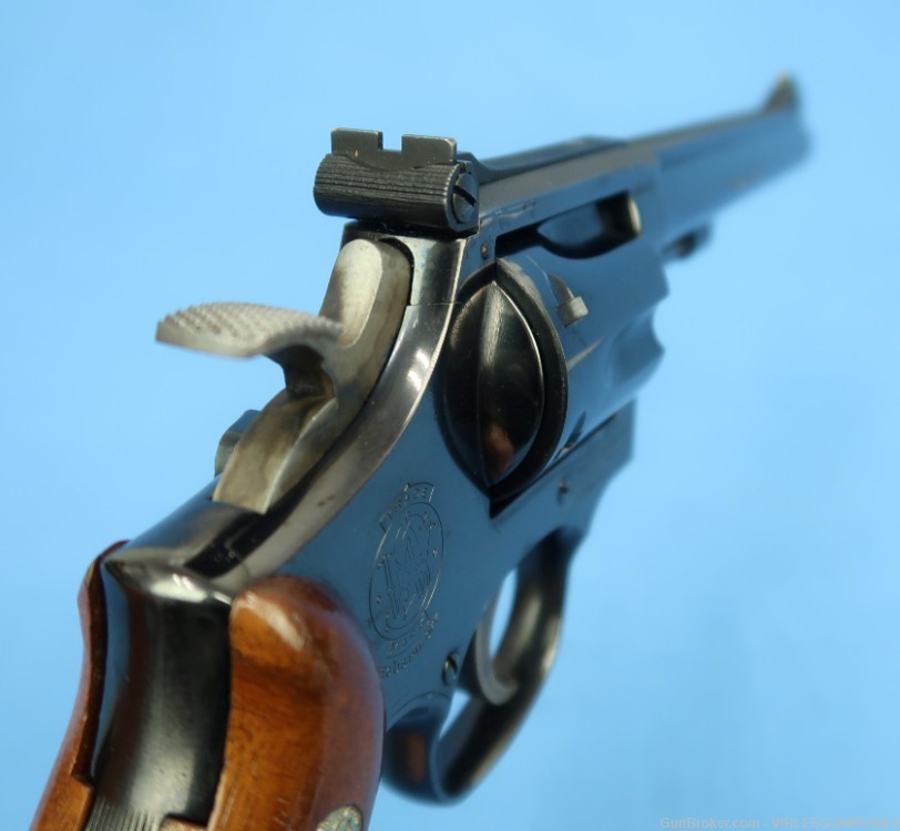 Smith & Wesson Model 48-4 22 Magnum 6" Blued Revolver 1977 -img-66