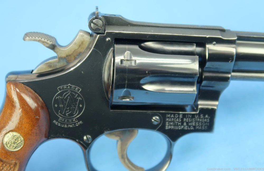 Smith & Wesson Model 48-4 22 Magnum 6" Blued Revolver 1977 -img-30