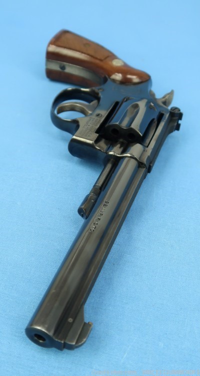 Smith & Wesson Model 48-4 22 Magnum 6" Blued Revolver 1977 -img-42