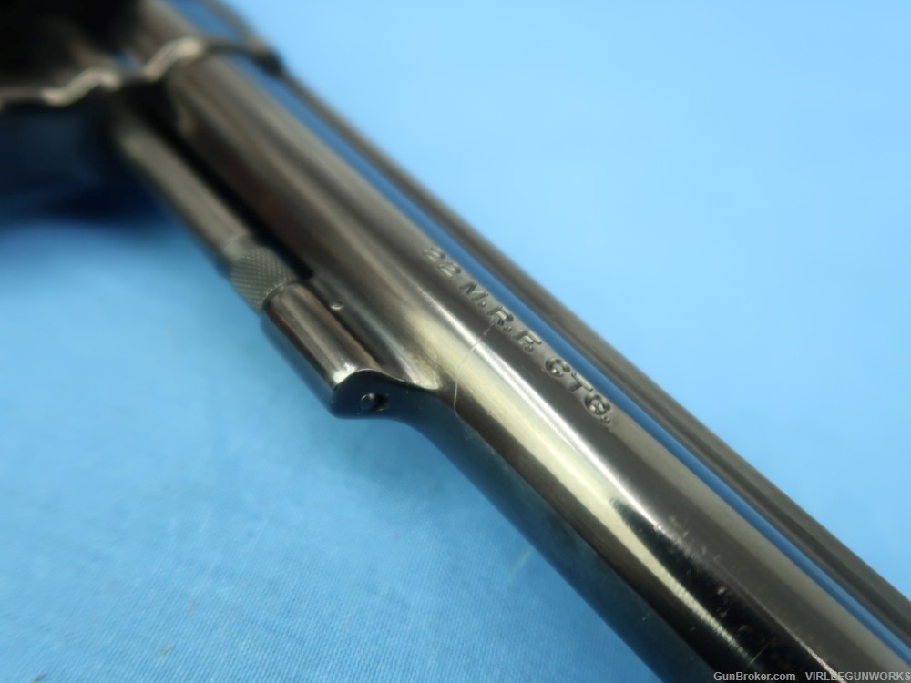 Smith & Wesson Model 48-4 22 Magnum 6" Blued Revolver 1977 -img-45