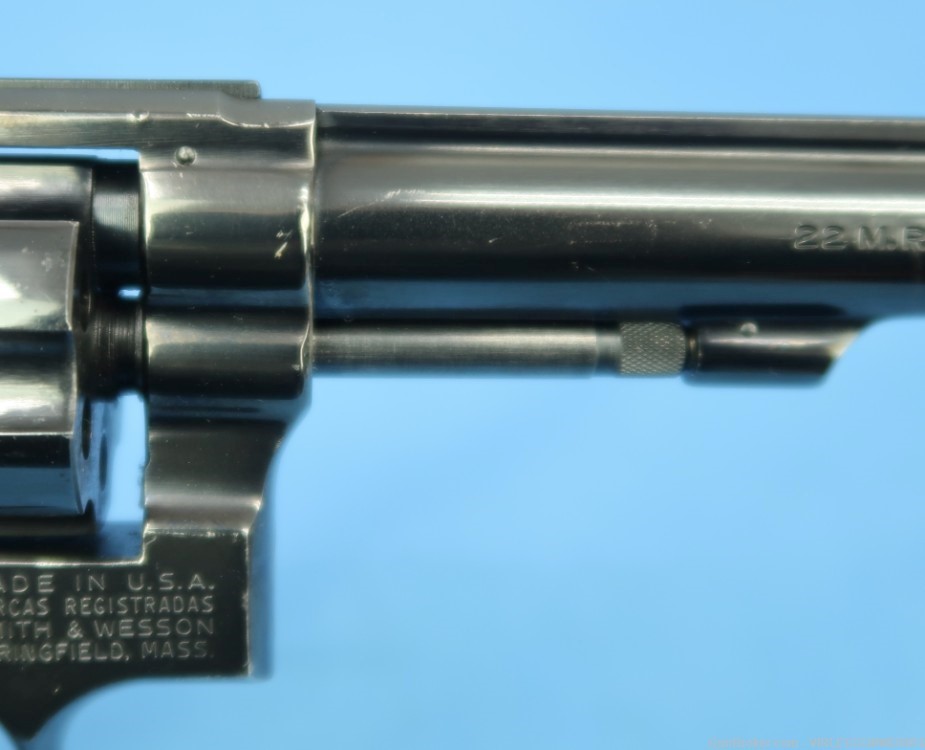 Smith & Wesson Model 48-4 22 Magnum 6" Blued Revolver 1977 -img-37