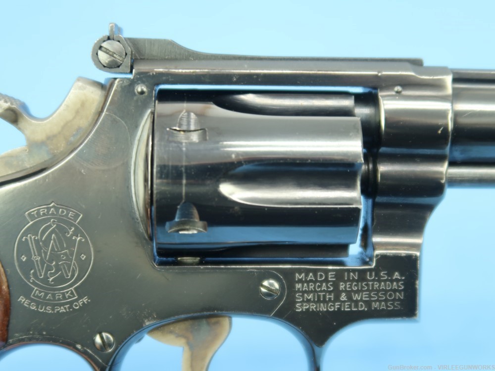 Smith & Wesson Model 48-4 22 Magnum 6" Blued Revolver 1977 -img-35