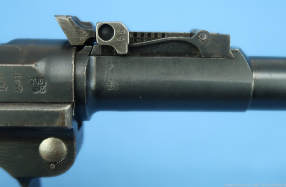 German Military 1914 Artillery Luger 9mm DWM 8” Matching Dated 1917-img-6