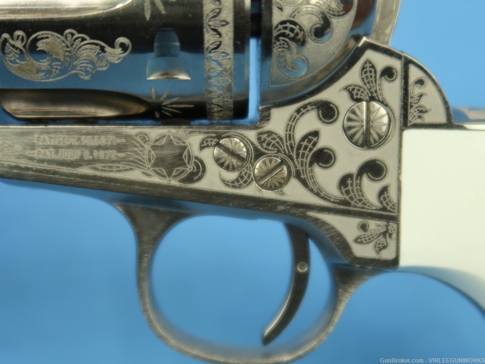 Cimarron Firearms Pietta 1873 Frontier SA George S. Patton .45 LC Engraved -img-32