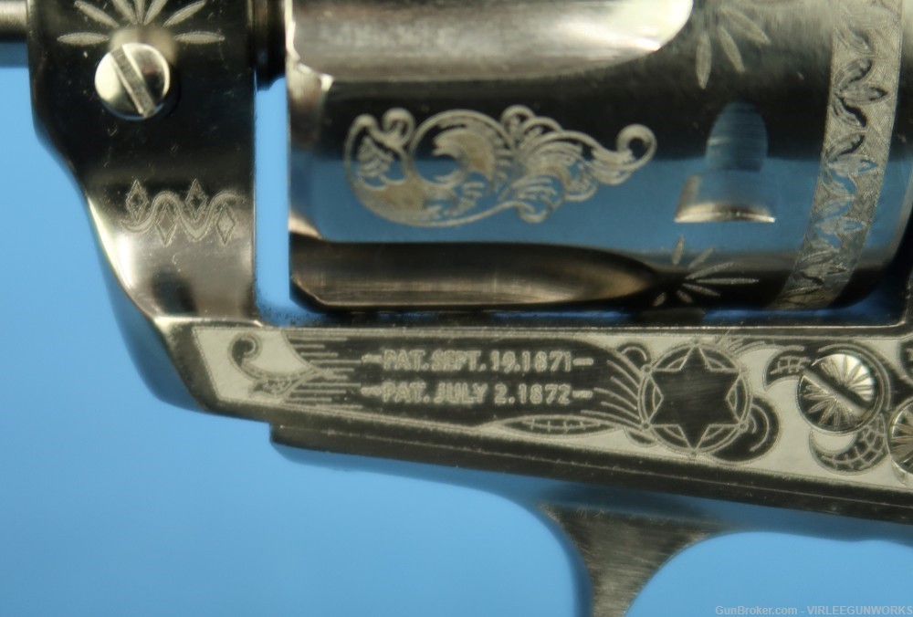 Cimarron Firearms Pietta 1873 Frontier SA George S. Patton .45 LC Engraved -img-33