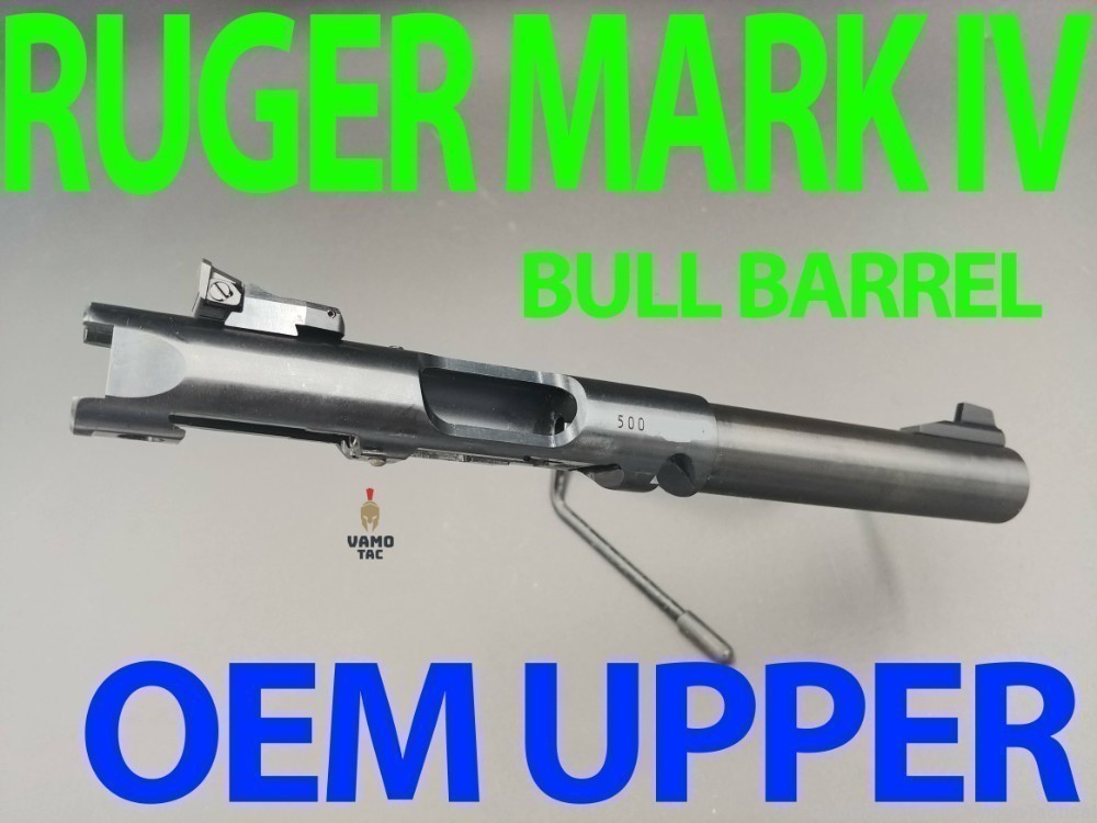Ruger MARK IV 5.5" Barrel Blue Upper Slide 22LR, Ruger Upper BLACK FINISHED-img-0