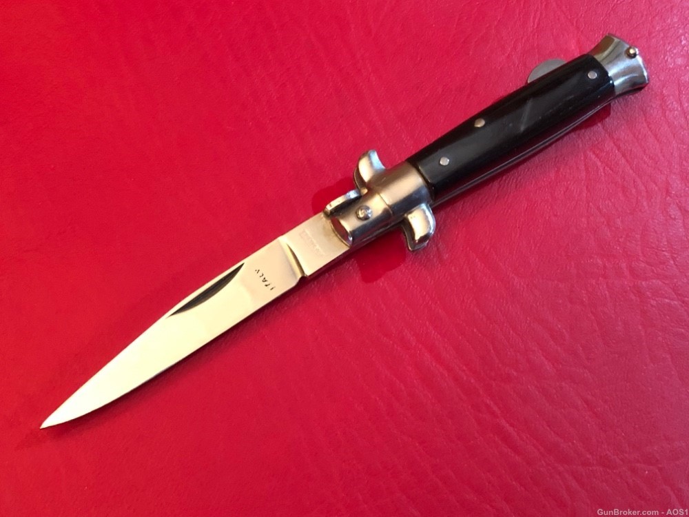 Falcon Blades Italy Manual Lockback Stiletto Knife 6 1/2” Rostfrei Knife-img-0