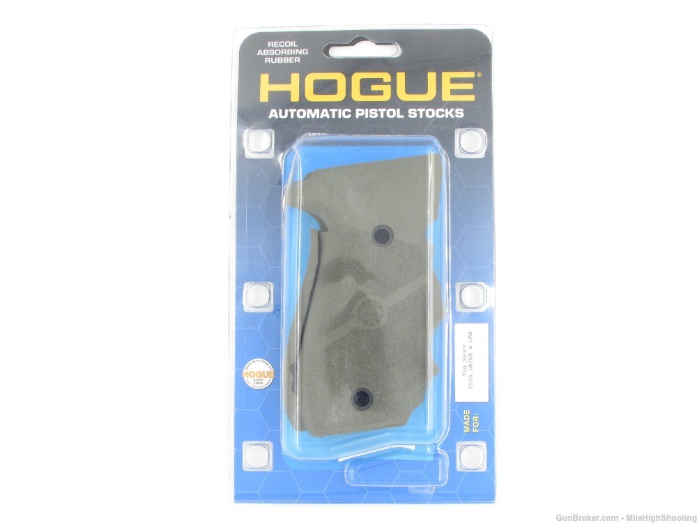 NOS Hogue Grips for Sig Sauer P226 - OD Green-img-0