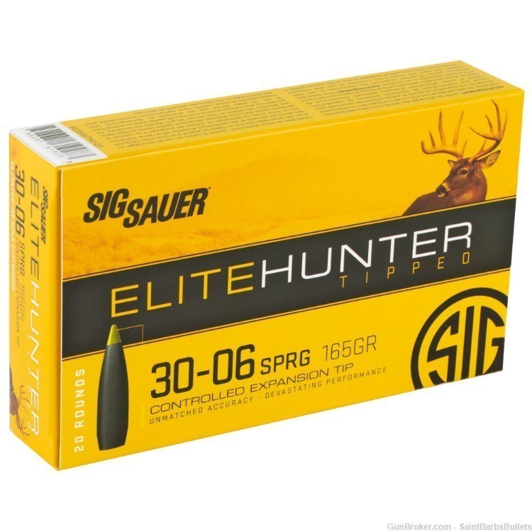 Sig Sauer .30-06 165 Grain Elite Hunter - 20 Rounds-img-1
