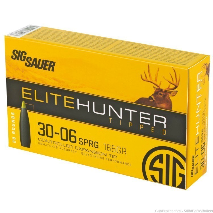 Sig Sauer .30-06 165 Grain Elite Hunter - 20 Rounds-img-2