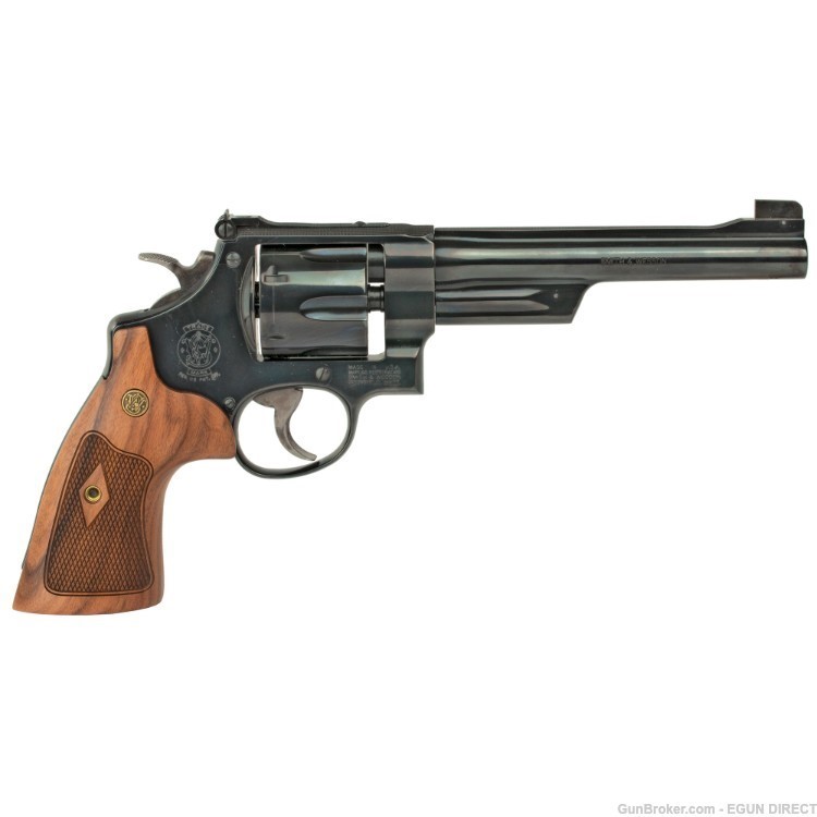 Smith & Wesson 150341 27 Classic Revolver 357 MAG, 6.5 in, Checkered Square-img-1