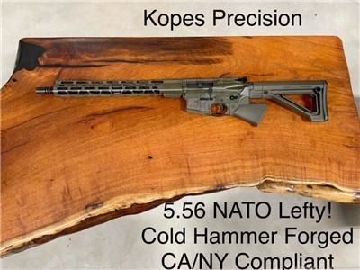 Spring Sale! Kopes Precision 5.56 NATO Left Hand, CA/NY Compliant!