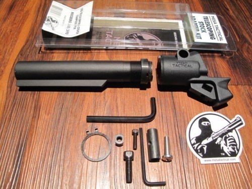 MOSSBERG SHOCKWAVE Mesa Tactical Shotgun Stock Adaptor + Tube + Nut ONLY-img-0