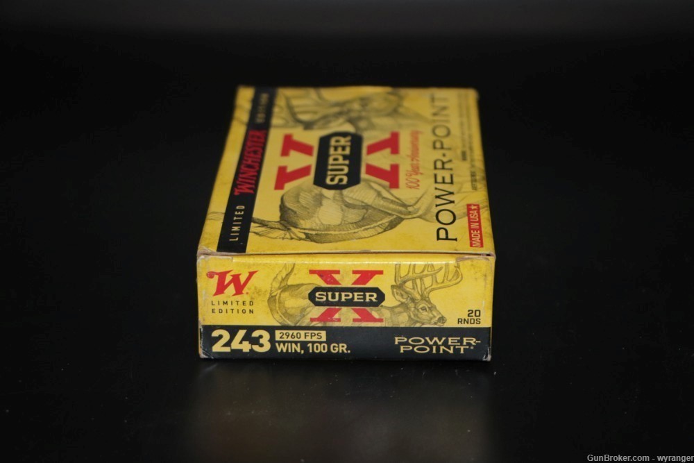 Winchester .243 Win PP 100 Gr. Limited Edition 100 yr. anniversary - 20 Rds-img-1