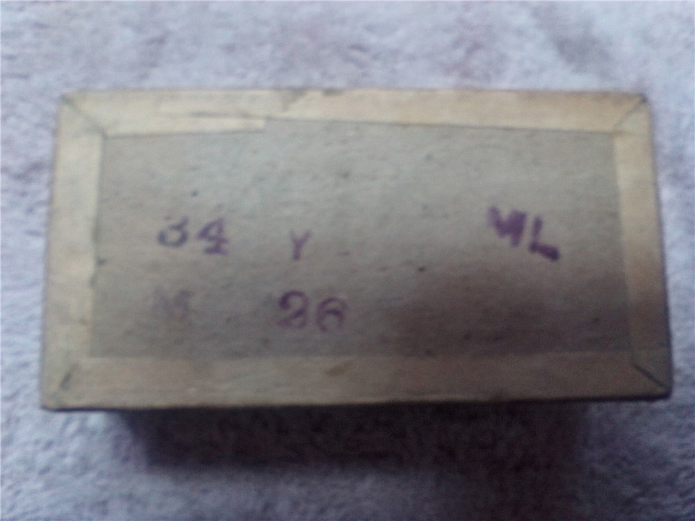 Vintage SEALED box US Cartridge CO. 38 LONG COLT CF REVOLVER CARTRIDGES-img-2