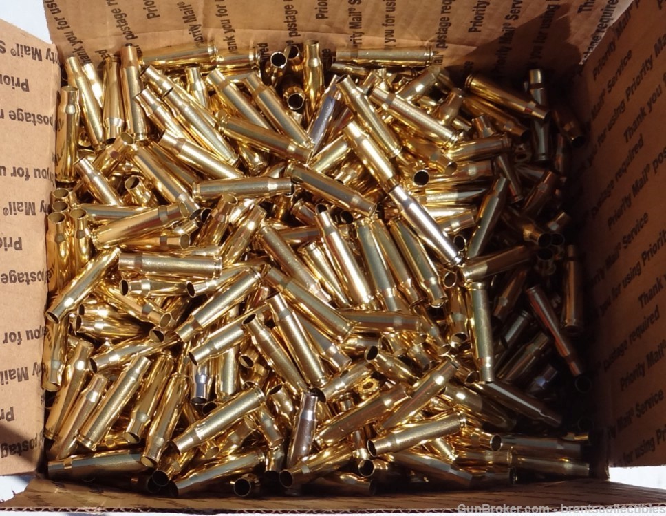 21+ Lbs/800+ rds308/7.62 Reloading Brass Commercial & Military Win RP Speer-img-0