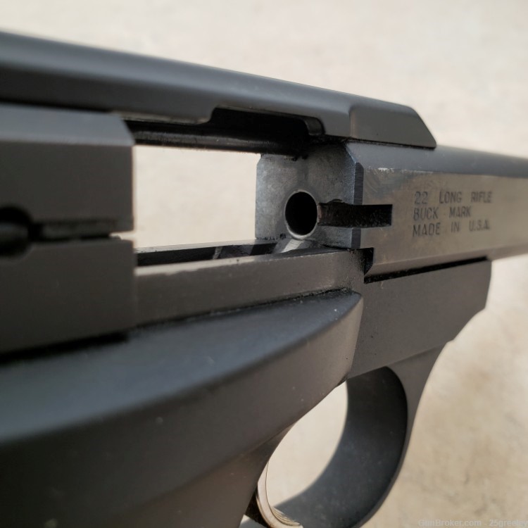 Browning Buck Mark .22 LR Semi-Auto Slab Side Pistol w/ 2 Magazines-img-31